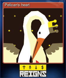 Series 1 - Card 4 of 5 - Pelican's heart