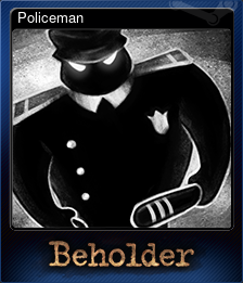 Series 1 - Card 5 of 6 - Policeman