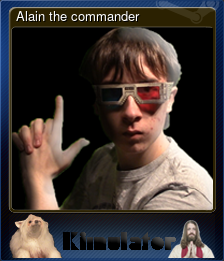 Series 1 - Card 1 of 7 - Alain the commander