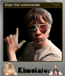 Series 1 - Card 1 of 7 - Alain the commander