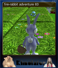 Series 1 - Card 7 of 7 - fire-rabbit adventure 63