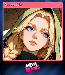 Series 1 - Card 3 of 5 - Green Girl