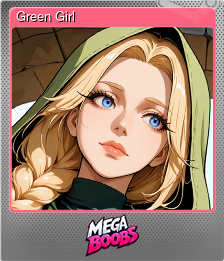 Series 1 - Card 3 of 5 - Green Girl