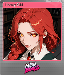 Series 1 - Card 5 of 5 - Library Girl