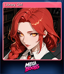 Series 1 - Card 5 of 5 - Library Girl