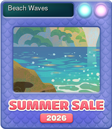 Series 1 - Card 1 of 10 - Beach Waves