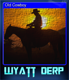 Series 1 - Card 3 of 5 - Old Cowboy