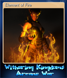 Series 1 - Card 2 of 5 - Element of Fire