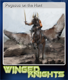 Series 1 - Card 4 of 5 - Pegasus on the Hunt