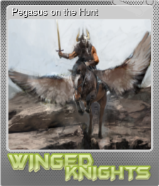 Series 1 - Card 4 of 5 - Pegasus on the Hunt