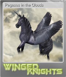 Series 1 - Card 1 of 5 - Pegasus in the Clouds