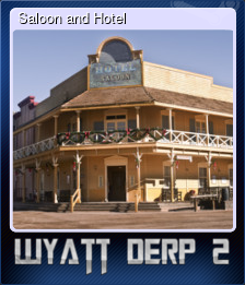 Series 1 - Card 5 of 5 - Saloon and Hotel
