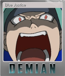 Series 1 - Card 1 of 5 - Blue Justice