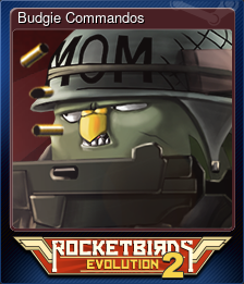 Series 1 - Card 2 of 5 - Budgie Commandos