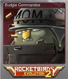 Series 1 - Card 2 of 5 - Budgie Commandos