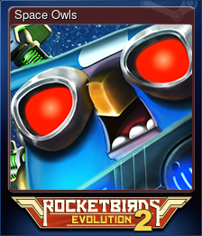 Series 1 - Card 5 of 5 - Space Owls