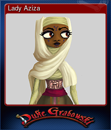 Series 1 - Card 1 of 6 - Lady Aziza