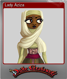 Series 1 - Card 1 of 6 - Lady Aziza
