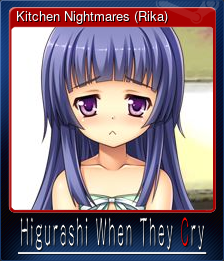 Series 1 - Card 2 of 8 - Kitchen Nightmares (Rika)