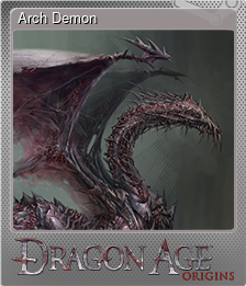 Series 1 - Card 1 of 8 - Arch Demon