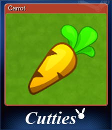 Series 1 - Card 5 of 6 - Carrot