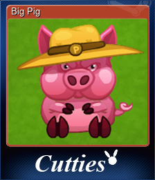 Series 1 - Card 3 of 6 - Big Pig