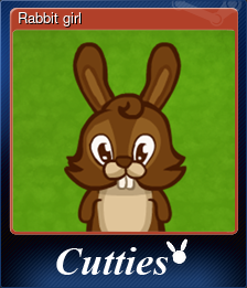 Series 1 - Card 2 of 6 - Rabbit girl