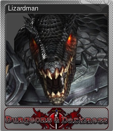 Series 1 - Card 3 of 5 - Lizardman