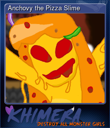 Series 1 - Card 4 of 6 - Anchovy the Pizza Slime