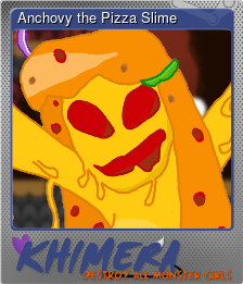 Series 1 - Card 4 of 6 - Anchovy the Pizza Slime
