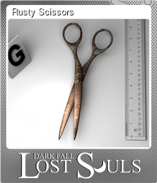 Series 1 - Card 7 of 12 - Rusty Scissors
