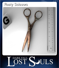 Series 1 - Card 7 of 12 - Rusty Scissors