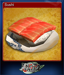 Series 1 - Card 6 of 6 - Sushi