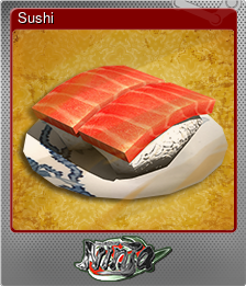Series 1 - Card 6 of 6 - Sushi