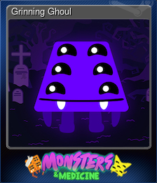 Series 1 - Card 6 of 6 - Grinning Ghoul