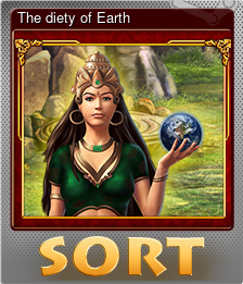 Series 1 - Card 2 of 6 - The diety of Earth