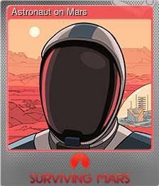 Series 1 - Card 1 of 11 - Astronaut on Mars