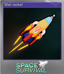 Series 1 - Card 5 of 5 - Mail rocket