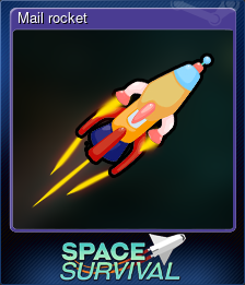 Series 1 - Card 5 of 5 - Mail rocket