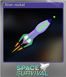 Series 1 - Card 3 of 5 - Alien rocket