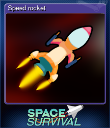 Series 1 - Card 4 of 5 - Speed rocket