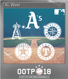 Series 1 - Card 3 of 6 - AL West