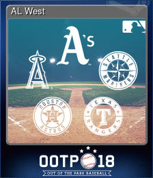 Series 1 - Card 3 of 6 - AL West