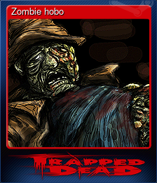 Series 1 - Card 1 of 6 - Zombie hobo