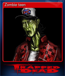 Series 1 - Card 2 of 6 - Zombie teen