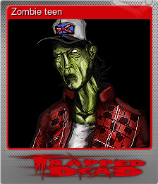 Series 1 - Card 2 of 6 - Zombie teen