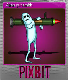 Series 1 - Card 4 of 5 - Alien gunsmith