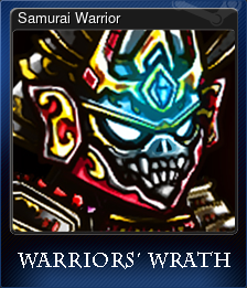 Series 1 - Card 1 of 8 - Samurai Warrior