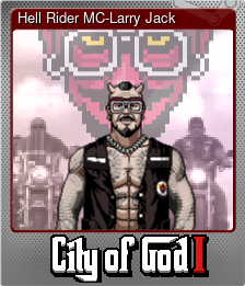 Series 1 - Card 4 of 13 - Hell Rider MC-Larry Jack