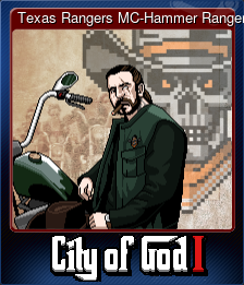 Series 1 - Card 6 of 13 - Texas Rangers MC-Hammer Ranger